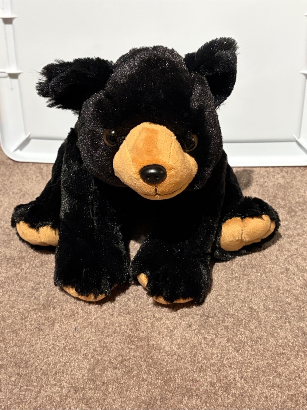 Plush Black Bear Stuffed Animal Toy - Kids Plush Bear